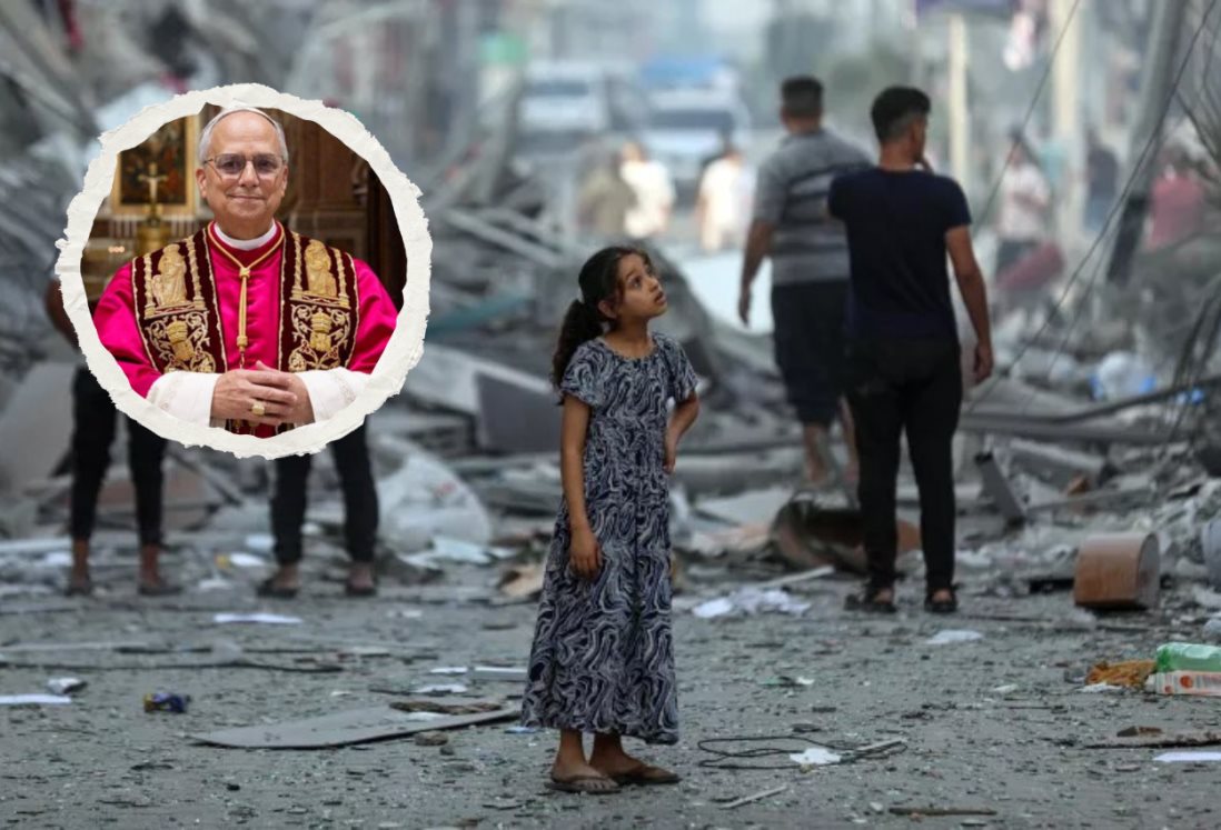 Papa León XIV llama pide a Israel dejar que ayuda humanitaria llegue a palestinos