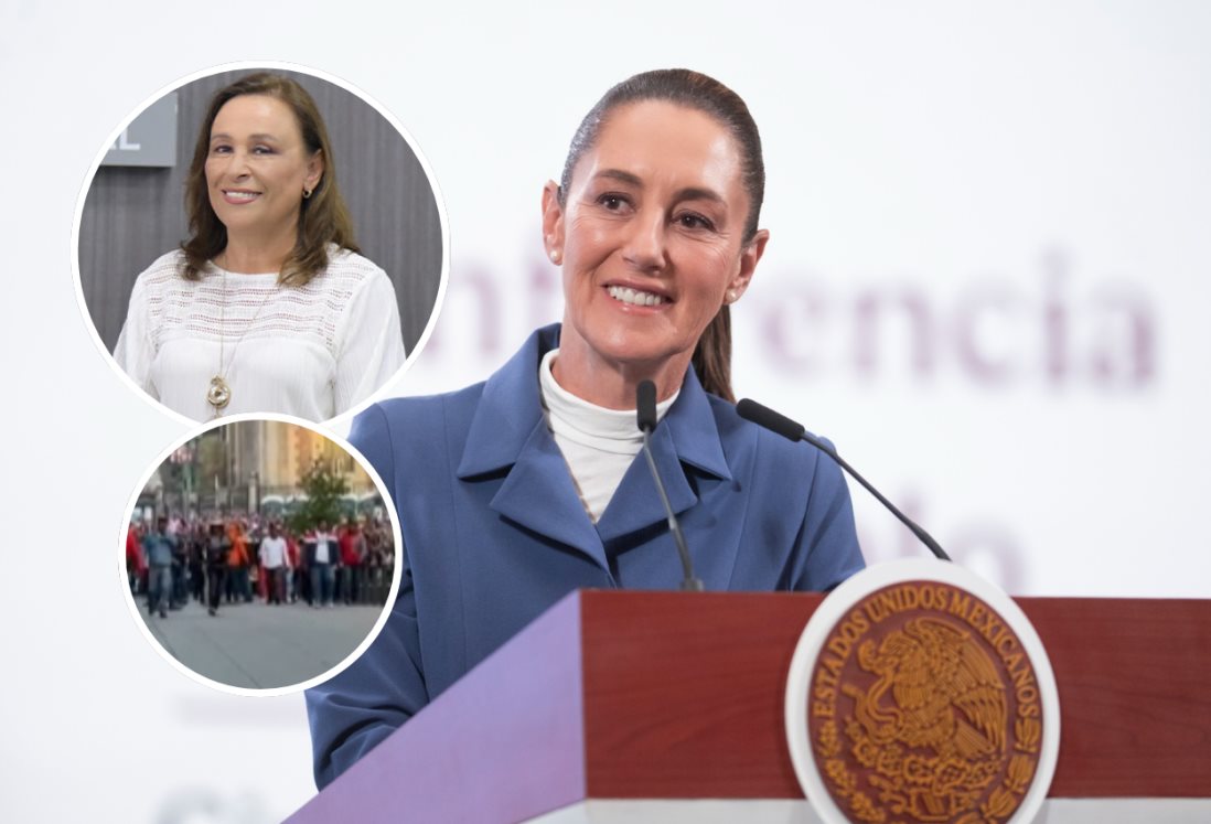 Por bloqueo de CNTE Rocío Nahle no pudo ingresar a Palacio Nacional; reunión con Claudia Sheinbaum se reprograma