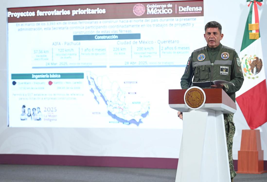 Pronto se dará conexión del Sistema Ferroviario Nacional con el Transístmico e infraestructura del Tren Maya