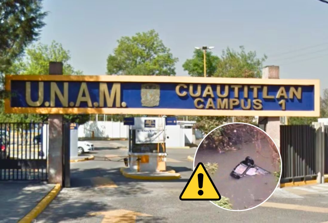 Tragedia en Cuautitlán: cinco alumnos de la UNAM pierden la vida tras caer vehículo en canal de aguas negras