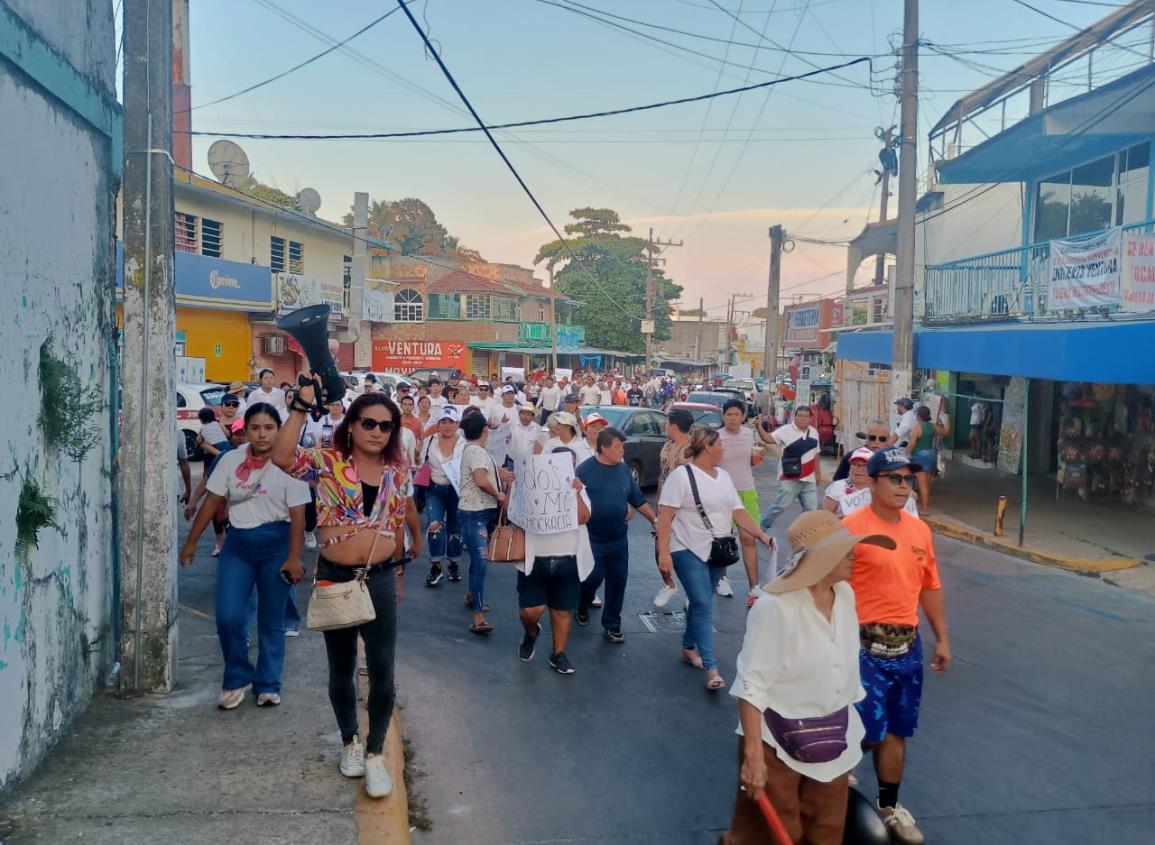 Nanchitechos marchan para exigir democracia en próximas elecciones del 1 de junio | VIDEO