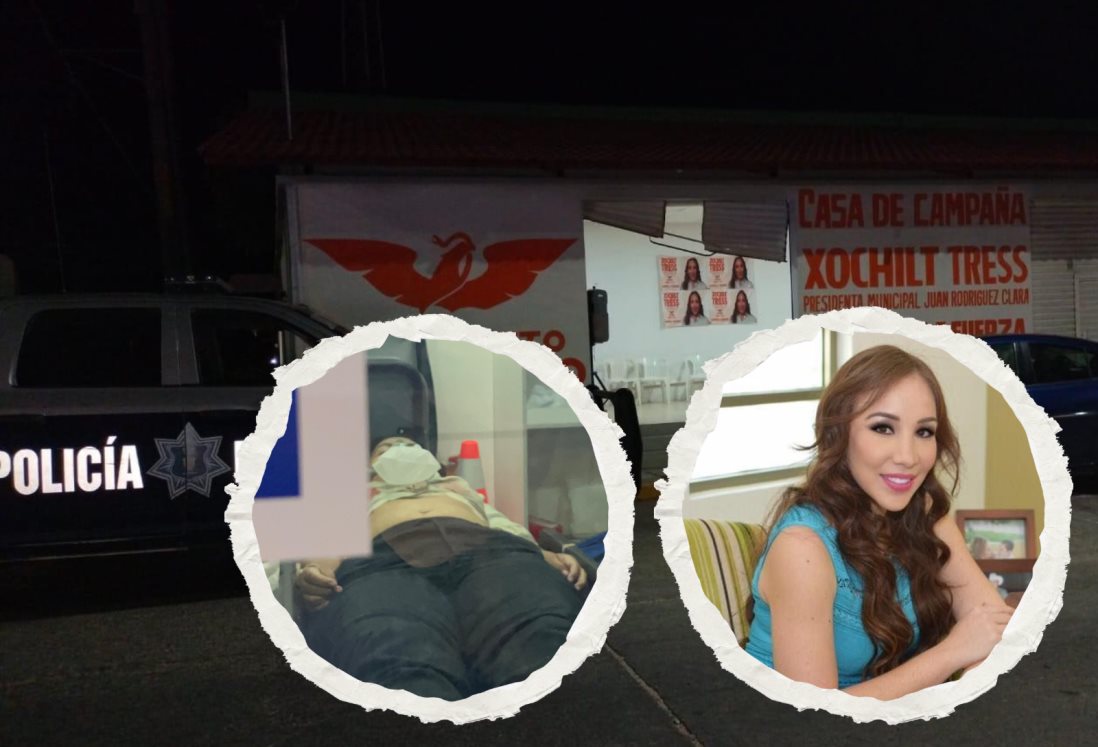 Atacan casa de campaña de Xóchitl Tress, candidata de MC en Rodríguez Clara, Veracruz; fallece periodista