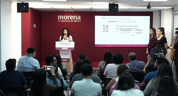 Morena prevé triunfo amplio en elecciones municipales de Veracruz: Luisa María Alcalde
