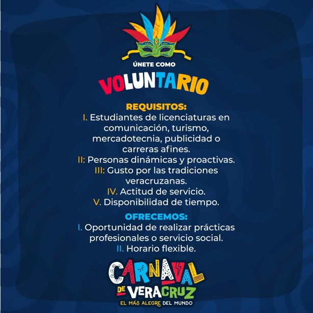Carnaval de Veracruz 2025: esta es la fecha límite para inscribirte como voluntario