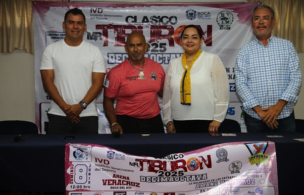 Presentan Mister Tiburón 2025 con una buena causa