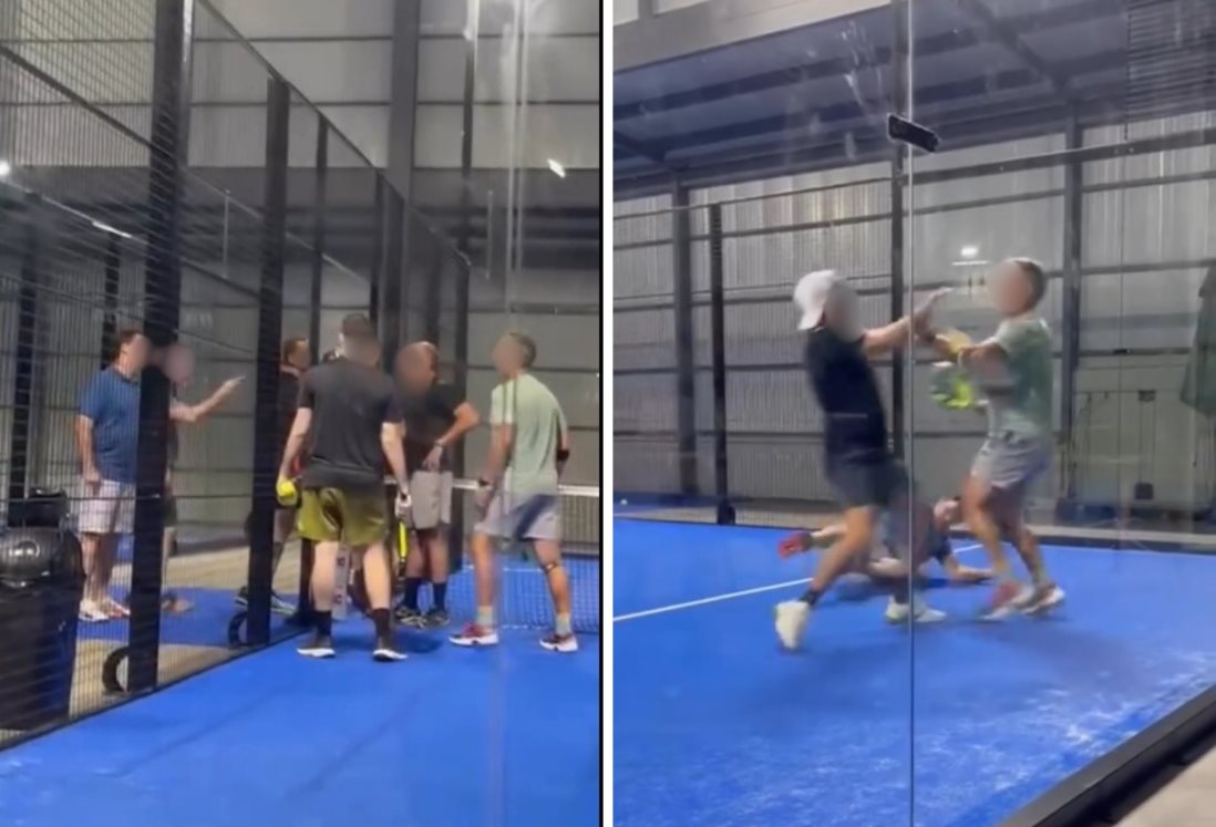 Hombres se pelean dentro de un club de pádel en Costa Rica | VIDEO