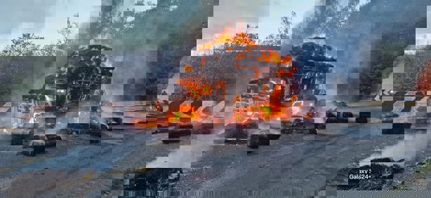 Cerrada, autopista Puebla-Orizaba por accidente en Cumbres de Maltrata