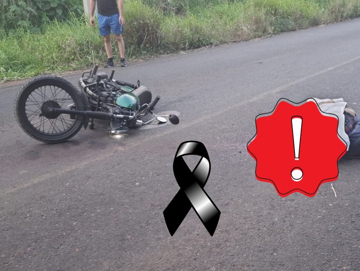 Motociclista muere en la carretera Las Trancas–Coatepec, esto se sabe