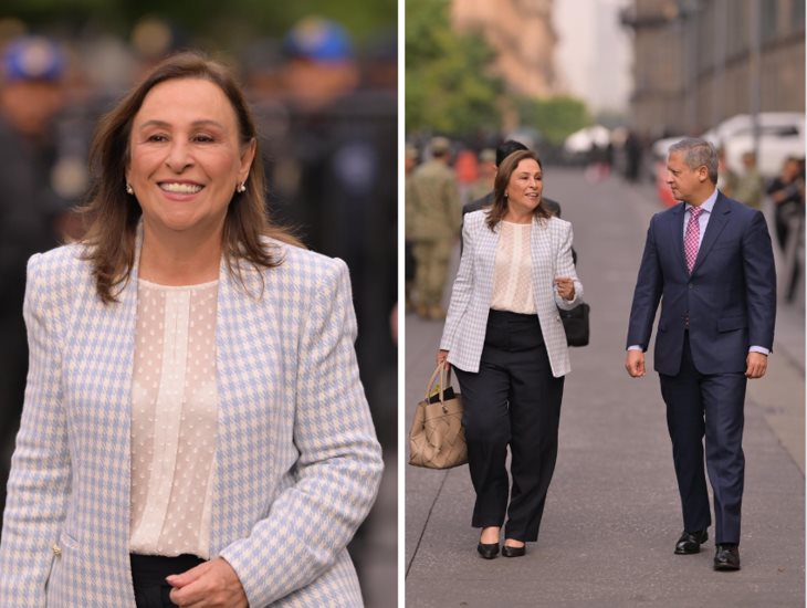 Rocío Nahle asiste a reunión con Claudia Sheinbaum en Palacio Nacional (+VIDEO)