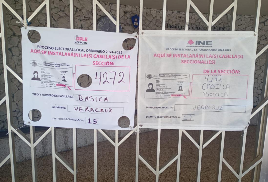 Instalarán 512 casillas electorales en el municipio de Veracruz; en el estado serán más de 10 mil