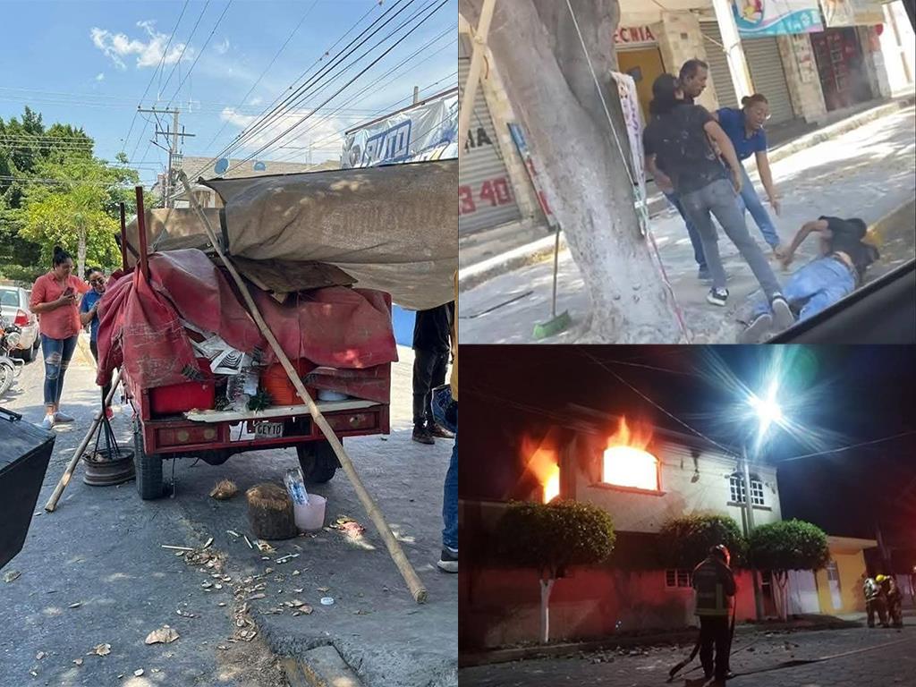 Detienen a agresores de joven comerciante en Puebla; ciudadanos tomaron justicia por mano propia