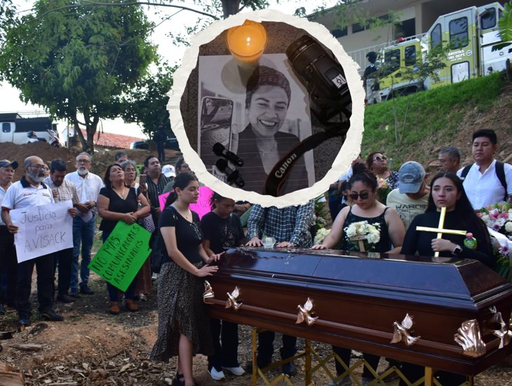 Claman justicia por Avisack Douglas durante último adiós en Acayucan