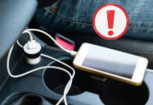 ¿Cuáles son los riesgos de cargar tu celular dentro del carro?