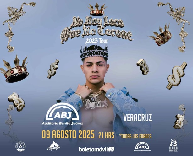 Concierto del Bogueto en Veracruz 2025: precios de los boletos para el Benito Juárez