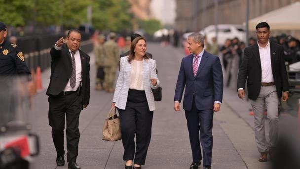 Nahle García en el gabinete de Seguridad