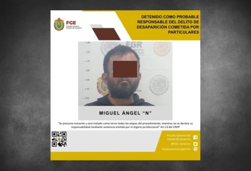 Hombre es detenido; lo acusan de desaparición en Jalacingo
