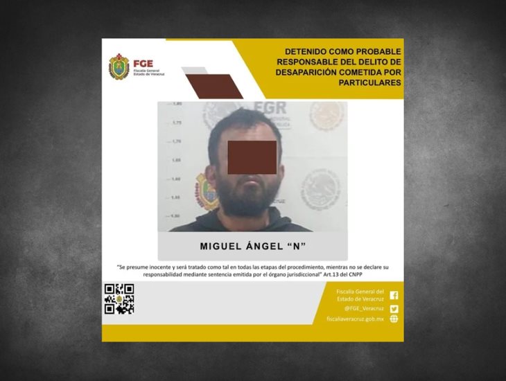 Hombre es detenido; lo acusan de desaparición en Jalacingo