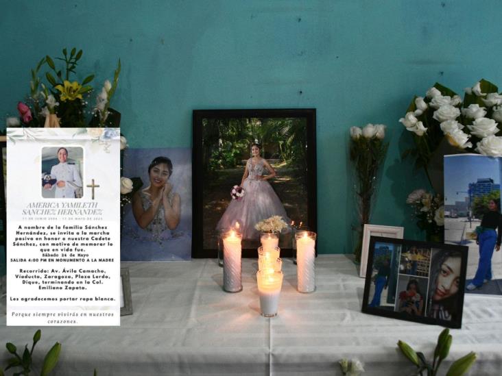 Anuncian marcha en Xalapa por cadete fallecida en el Buque Cuauhtémoc