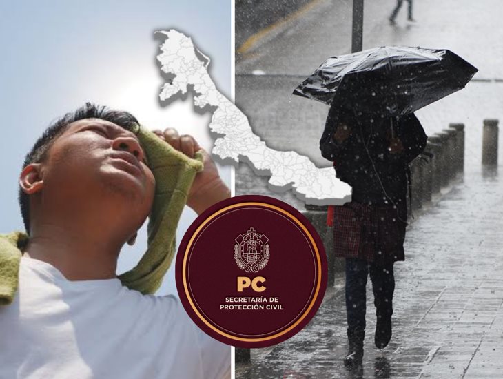 ¡Saca el paraguas! Tras ola de calor, aumenta probabilidad de lluvias en Veracruz: PC