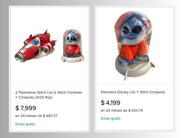 ¿No alcanzaste? Este es el precio de la palomera de Lilo & Stitch en la reventa