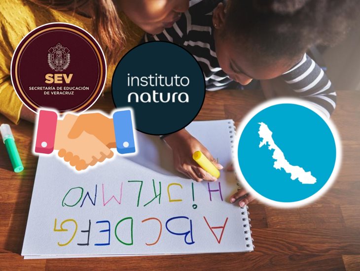 SEV y Natura firman acuerdo para fortalecer alfabetización inicial en Veracruz