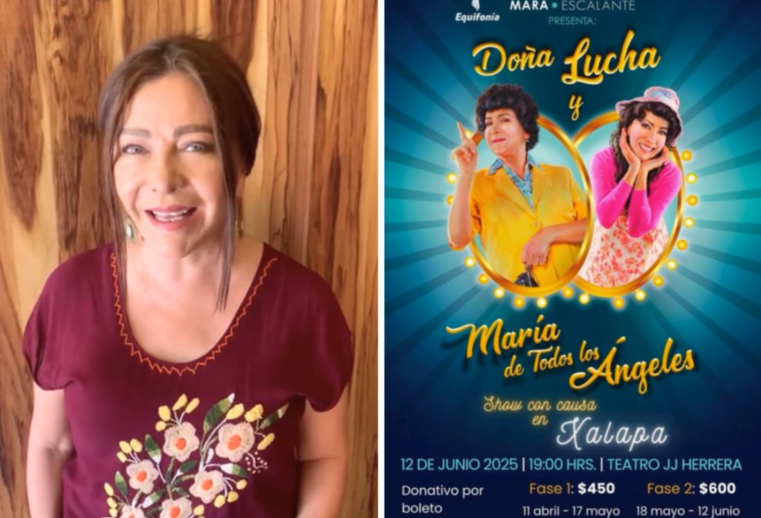 "Doña Lucha" llega a Veracruz: anuncian show de Mara Escalante con causa social