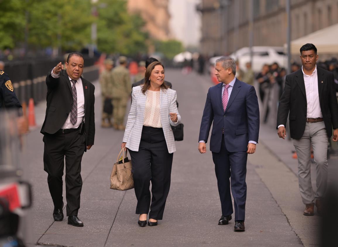Nahle García en el gabinete de Seguridad