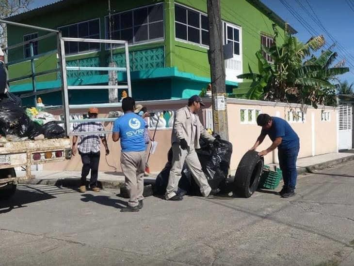 Realizan acciones para prevenir el dengue en Ixhuatlán del Sureste
