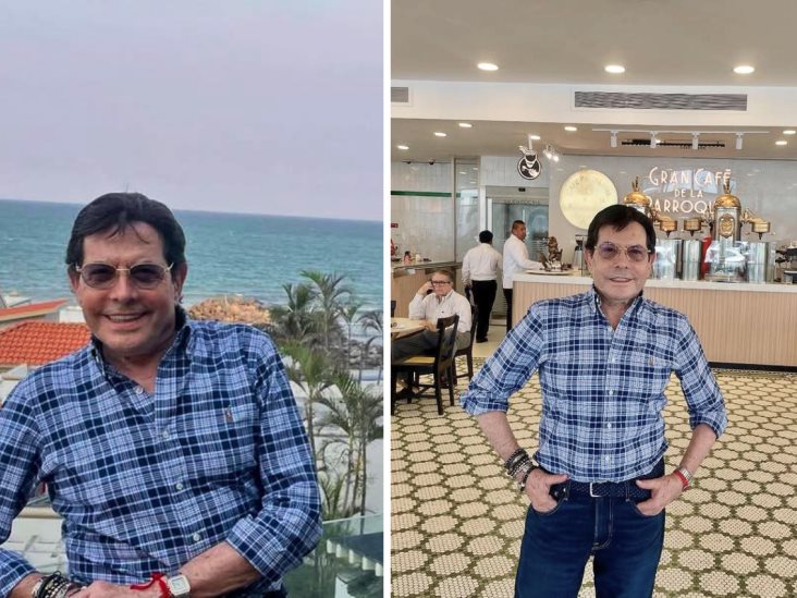 El periodista de espectáculos Pepillo Origel de visita en el puerto de Veracruz