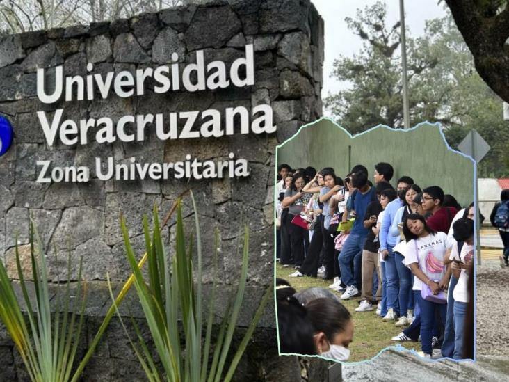 ¡Es hoy! Largas filas previo al examen de ingreso a la UV en Xalapa