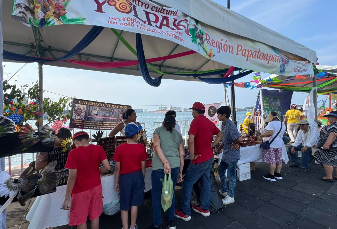 Continúa Festival Yolpaki en Veracruz con música, danzas, gastronomía y tradición