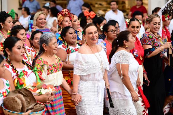 Veracruz es sede del primer encuentro de culturas originarias y afrodescendientes, destacó Nahle