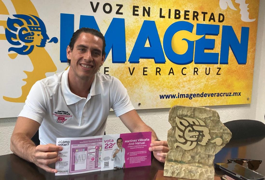 "Es importante que la gente nos conozca", dice José Manuel Martínez, candidato a magistrado