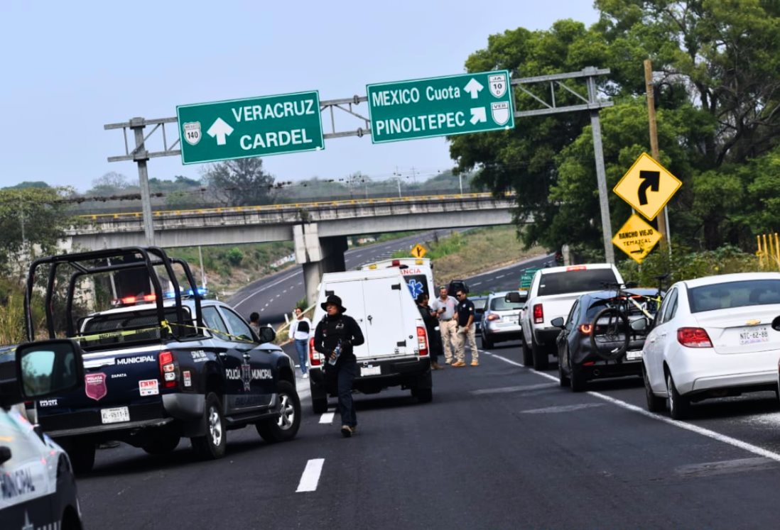 Motociclista pierde la vida en carretera Xalapa-Veracruz; investigan causa de muerte