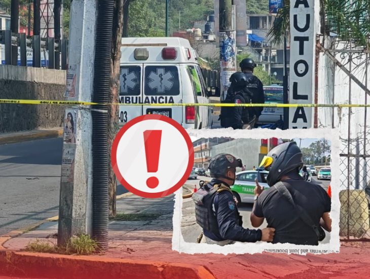 Motociclista muere en avenida Lázaro Cárdenas en Xalapa; y policía agrede a reportero