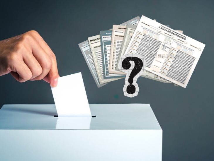 Estos son los colores de las boletas para elección judicial federal 