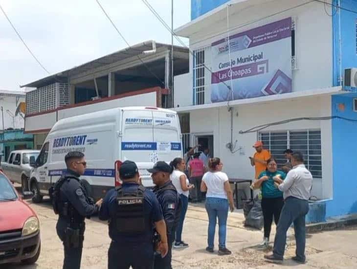 Recibe OPLE de Las Choapas material electoral