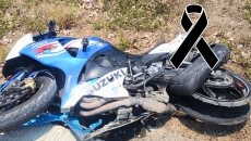 Motociclista fallece tras reventarse una llanta en la carretera Veracruz-Córdoba, a la altura de Jamapa