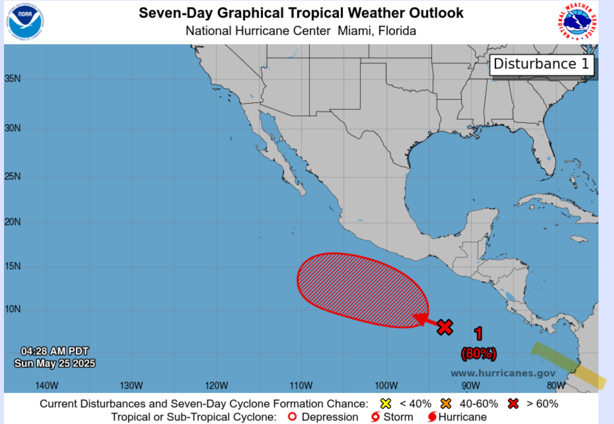 Hay cerca de 100% de probabilidades de que se registre un ciclón en Veracruz en próximos días