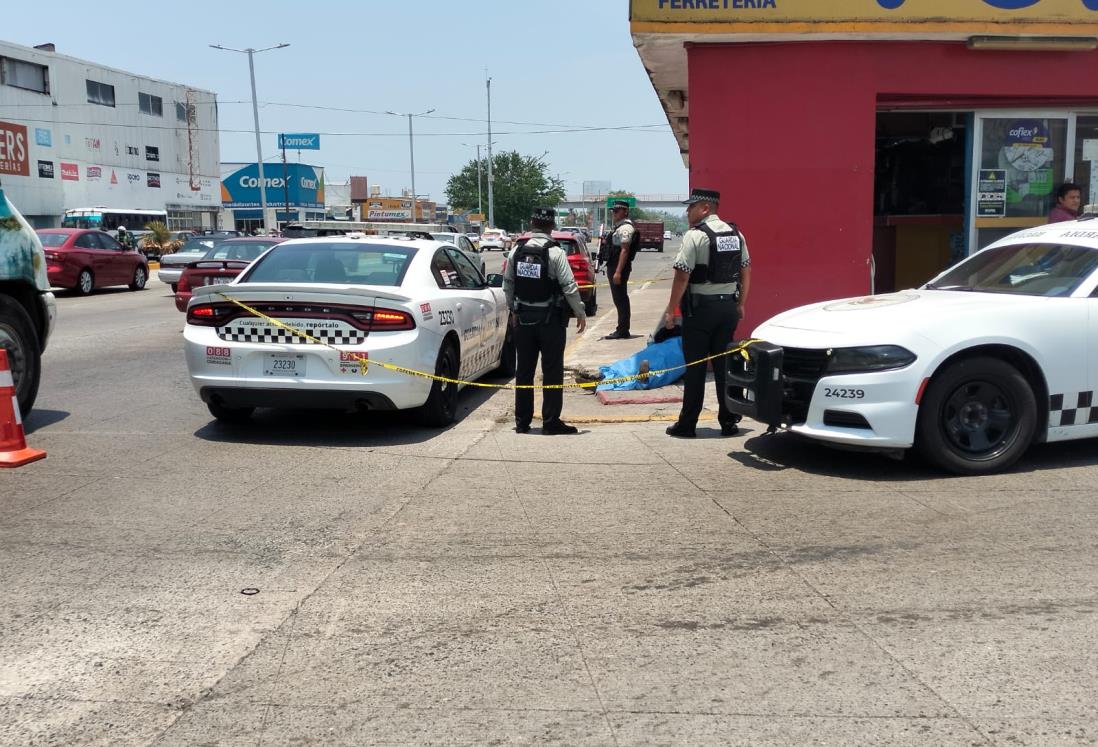 Hombre de más de 70 años pierde la vida en calles del puerto de Veracruz