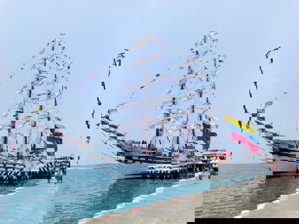 Hoy es último día para visitar el Buque Escuela Simón Bolívar de Venezuela en el puerto de Veracruz