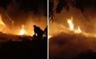 Incendio de pastizal moviliza a vecinos en la colonia Reserva III de Veracruz