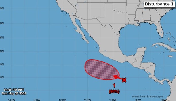 Alerta PC por incremento de probabilidades de desarrollo de ciclón en Veracruz