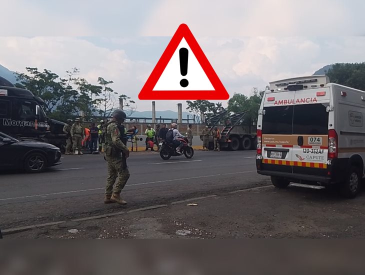 Se registra choque múltiple en la autopista Orizaba-Puebla; este fue el saldo