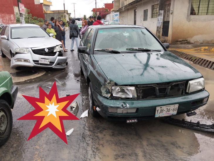 Xalapa: choque en Arboledas del Tronconal deja un lesionado