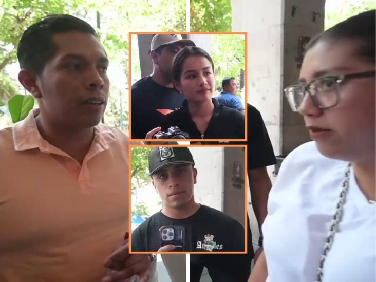 Colaboradores de candidato de MC por Jilotepec encaran a periodistas en Xalapa (+VIDEO)