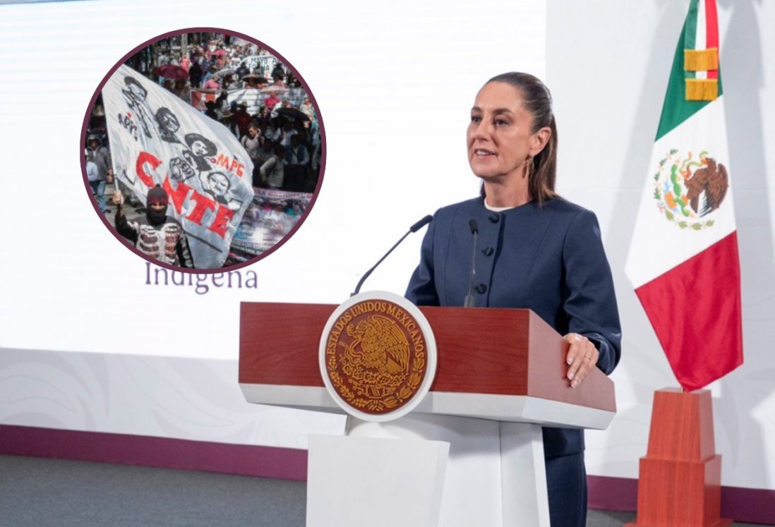 Elección del Poder Judicial no se detendrá por las amenazas de la CNTE, asegura Claudia Sheinbaum