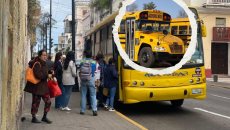Este camión urbano de Veracruz fue un autobús de estudiantes de EU | VIDEO