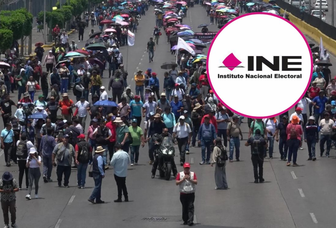 Integrantes del CNTE irrumpen en oficinas del INE; amagan con boicotear elecciones judiciales en México