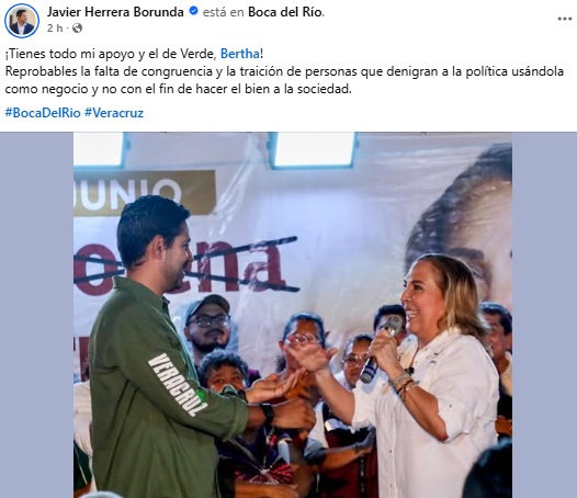 Falta de congruencia y traición: Javier Herrera tras adhesión de candidatos a regidores del PVE a equipo de Maryjose Gamboa
